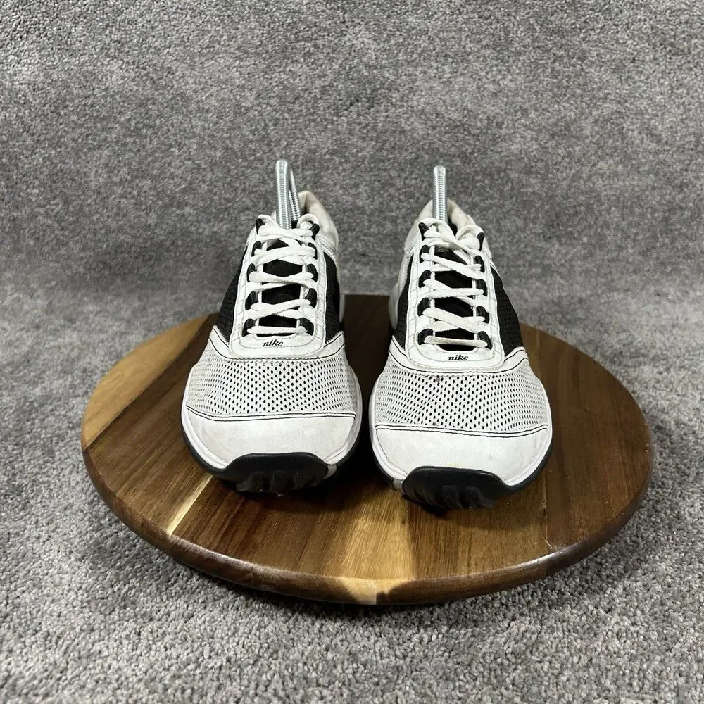 Nike Air Channel Tac Tongue-Less 335942-101 Women's Size 9 White Golf Shoes Used